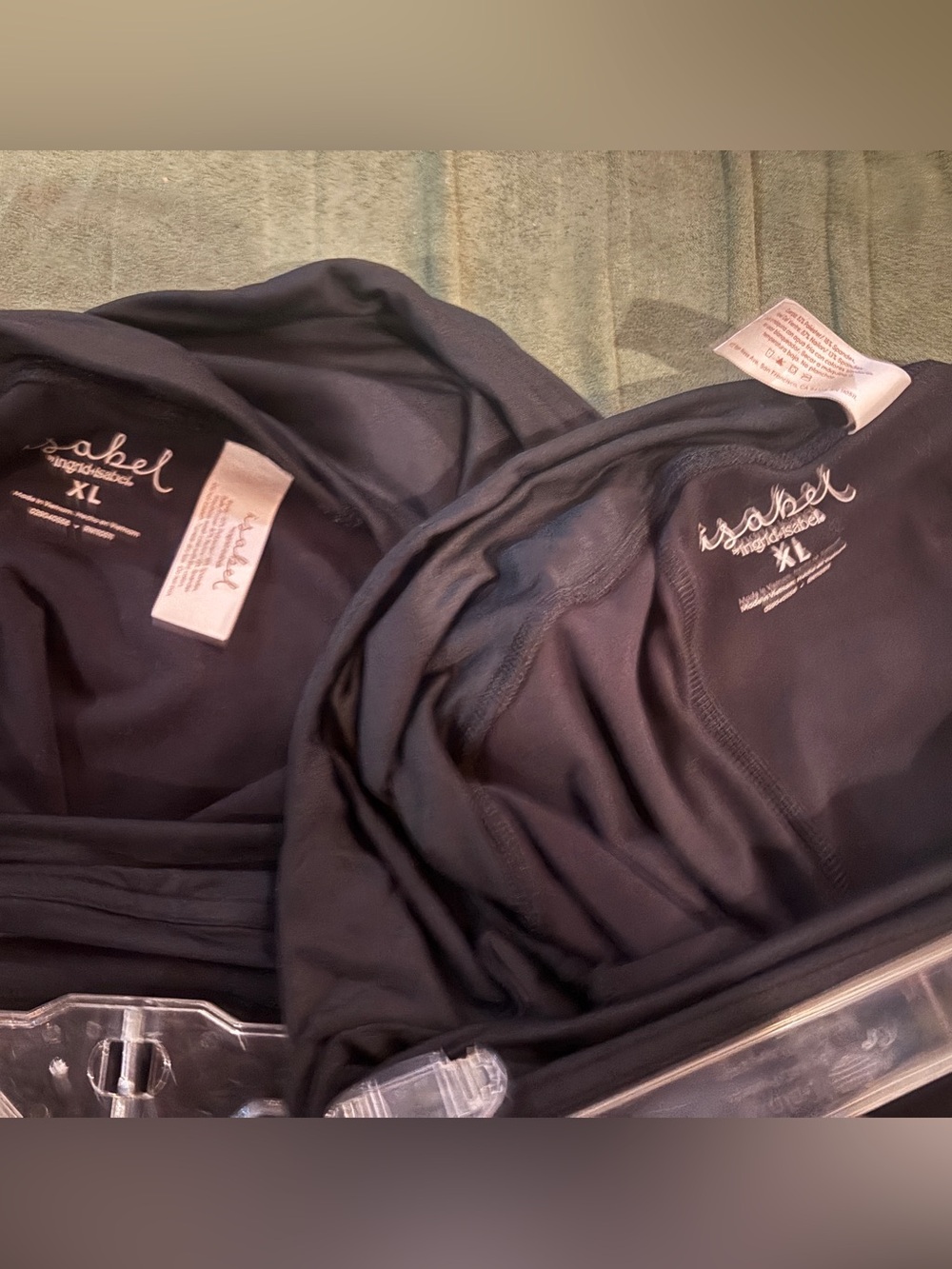 Ingrid & Isabel Black Athletic Maternity Shorts - Picture 3 of 5